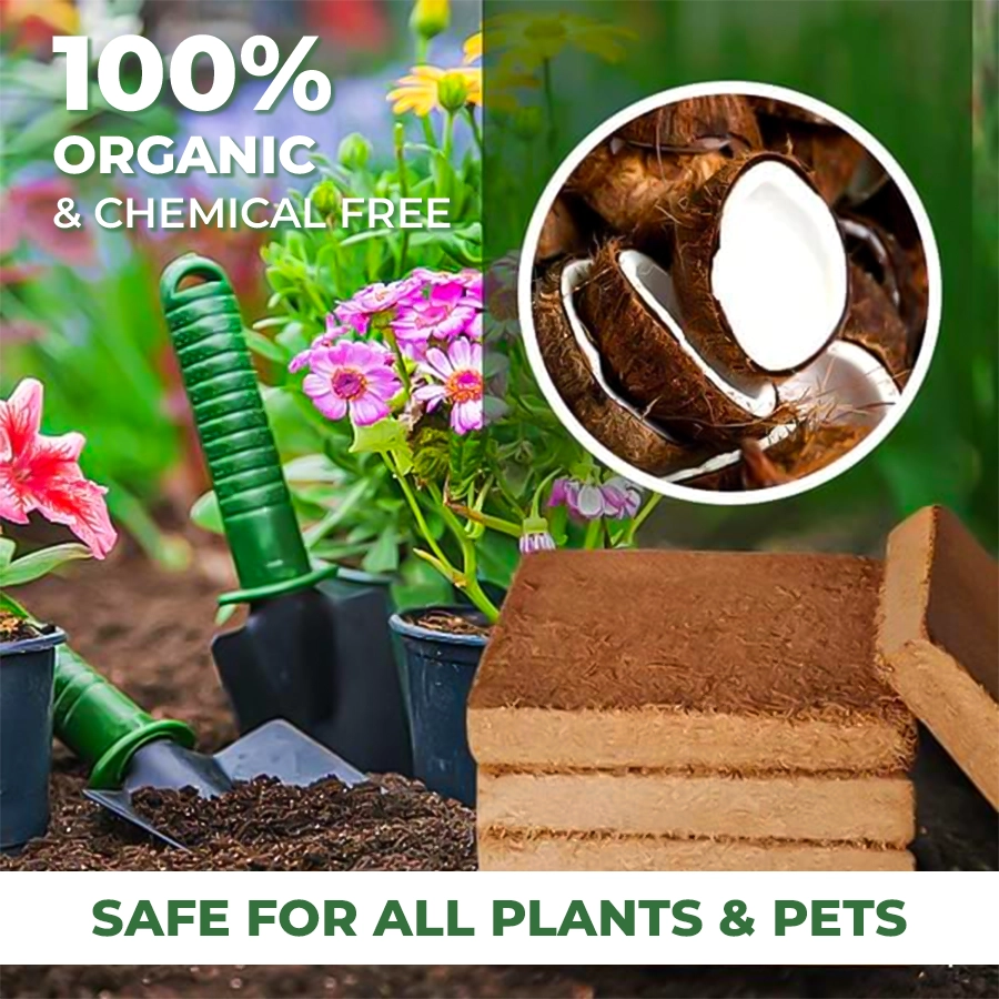 🔥Last Day 50% OFF🔥 Organic Coconut Coir Brick